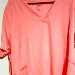 Set of Scrubs, Top 3X, Bottom 2X, Peach color